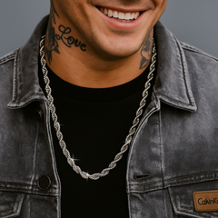 10mm/30" Thick Gold Rope Chain Gold Silver Black Rosegold