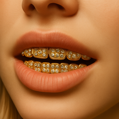 GRILLZ SET BlingKingStar CZ ROUND