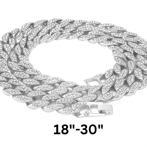 FULLY ICED OUT 18"-30" (Silver)