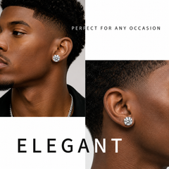 72 Pairs Stainless Steel ROUND CZ Stud Earrings Set | Hypoallergenic 316L Surgical Steel | 7MM & 9MM Cubic Zirconia Earrings for Men & Women