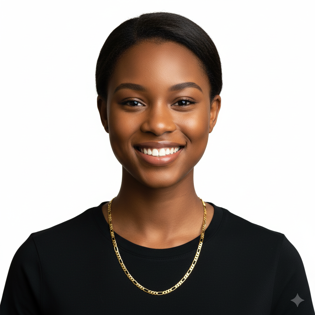 5 MM/24" FIGARO LINK CHAIN NECKLACE SLIM 14K REAL GOLD FILLED