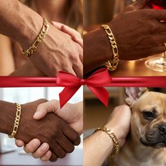 9MM / 9” Figaro Bracelet – Medium Fit-Bold, clean, and timeless