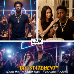 Basketball Hoop Fully Iced | 14K Rope Necklace Gold Plated 10mm