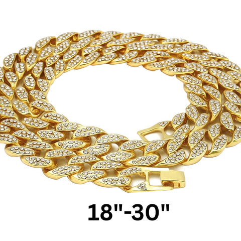 FULLY ICED OUT 18"-30" (Gold)