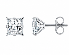 72 Pairs Stainless Steel SQUARE CZ Stud Earrings Set | Hypoallergenic 316L Surgical Steel | 5MM 7MM & 9MM Cubic Zirconia Earrings for Men & Women (Copy)