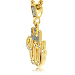 ALLAH PENDANT WITH GOLD ROPE CHAIN