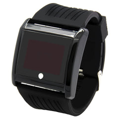 Touch Black Silicone Band Watch
