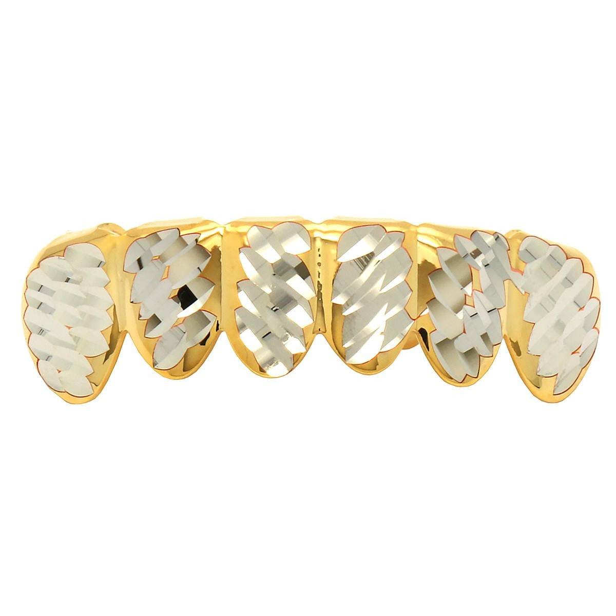 GRILLZ SET The Two-Tone Faceted