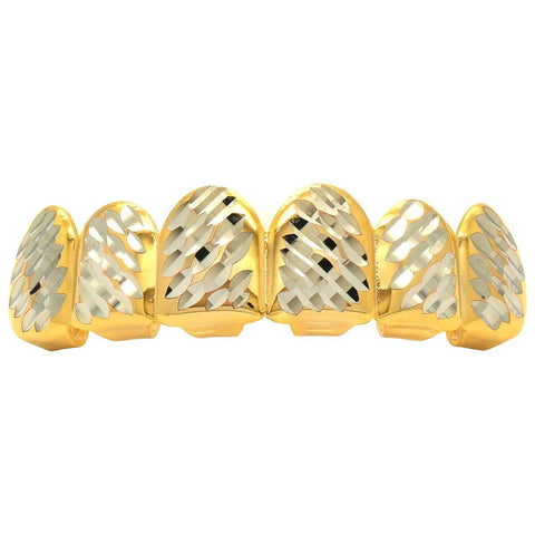 GRILLZ SET The Two-Tone Faceted