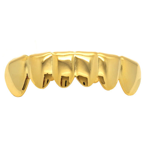 Gold Plated Bottom grillz for teeth.