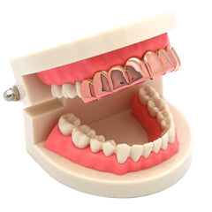 ROSE GOLD TOP GRILLZ 8 TOOTH
