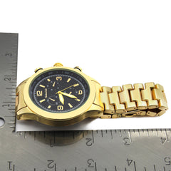 Gold Montres Carlo Metal Band Watch