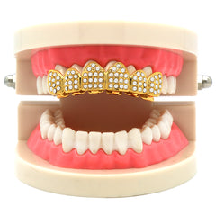 GOLD TOP GRILLZ FULL ICED OUT