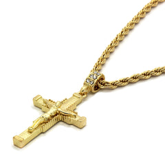 Jesus Hang Cross Pendant Necklace