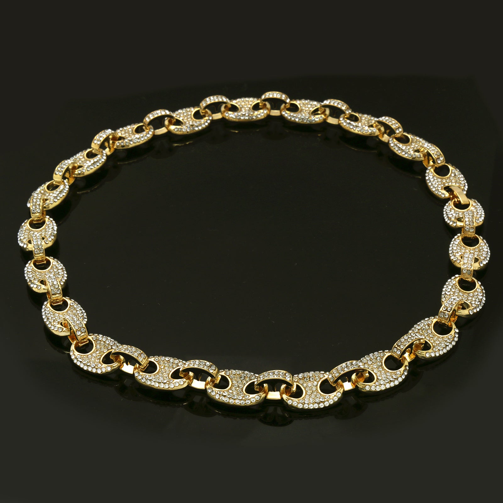 FULLY ICE OUT BYZANTINE CHAIN