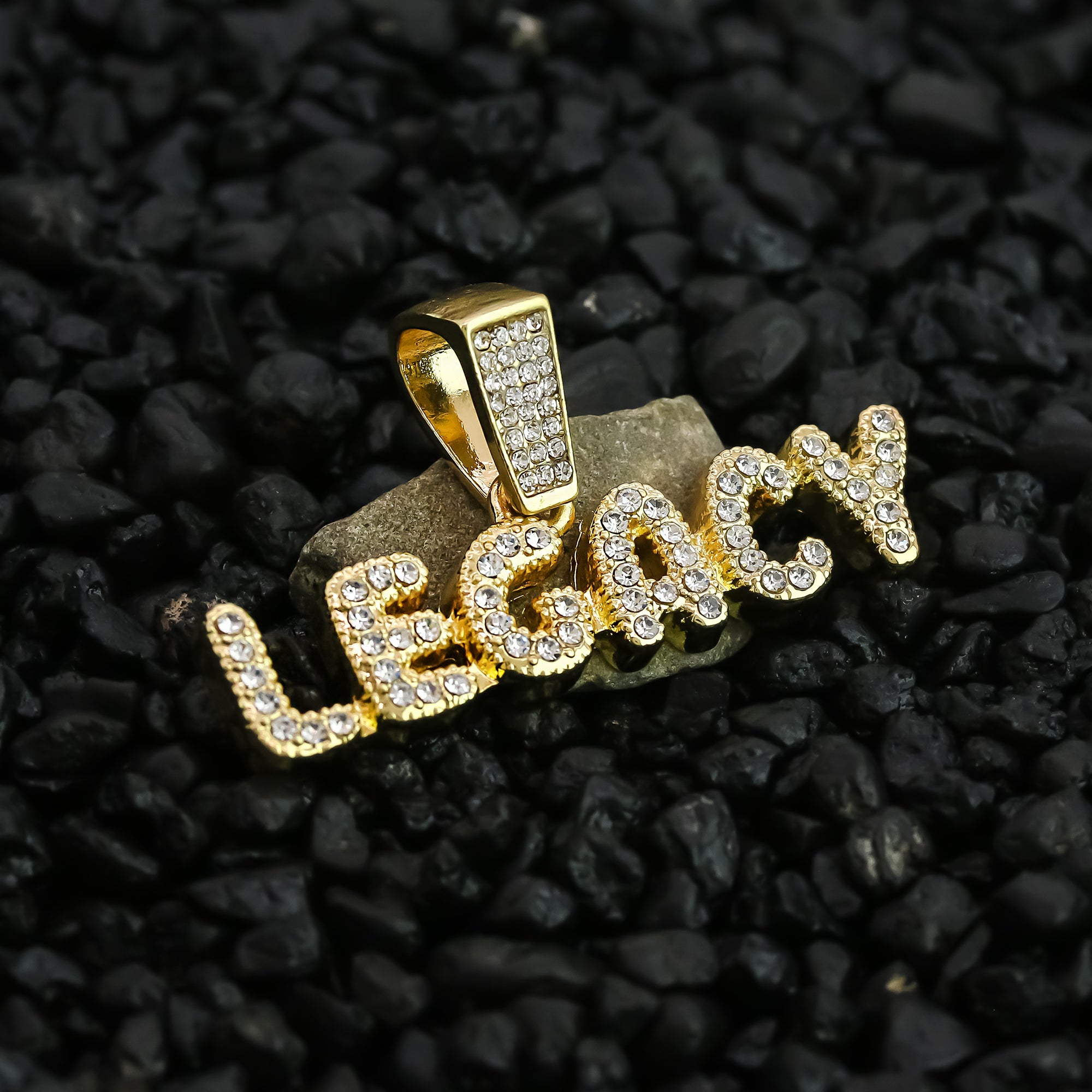 Legacy Pendant Rope Chain Men's Hip Hop 18k Cz Jewelry Necklace