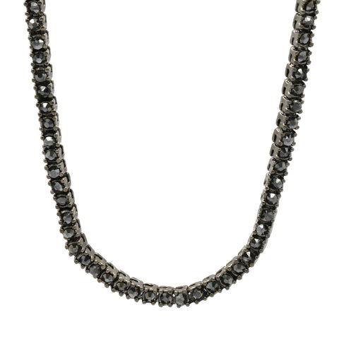 TENNIS CHAIN 30" HEMATITE