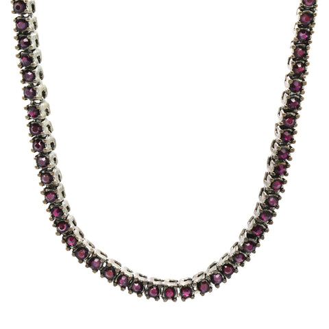 TENNIS CHAIN 30"PURPLE