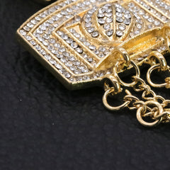 Copy of Basketball Net Pendant Only Jewelry Hip Hop Style 18k Gold Plated