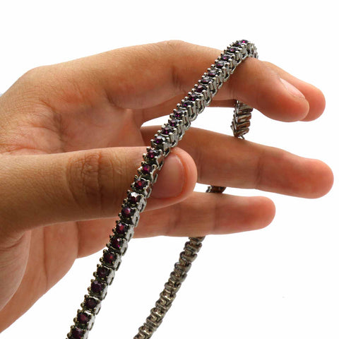 TENNIS CHAIN 30"PURPLE