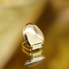 Plain Single Tooth 18k Gold Plated