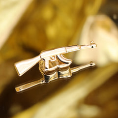 Ak-47 Two Single Tooth 18k Gold Plated