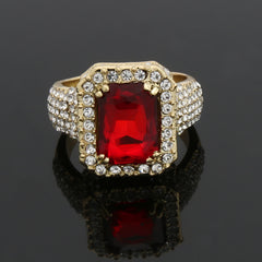 GOLD RED Ruby