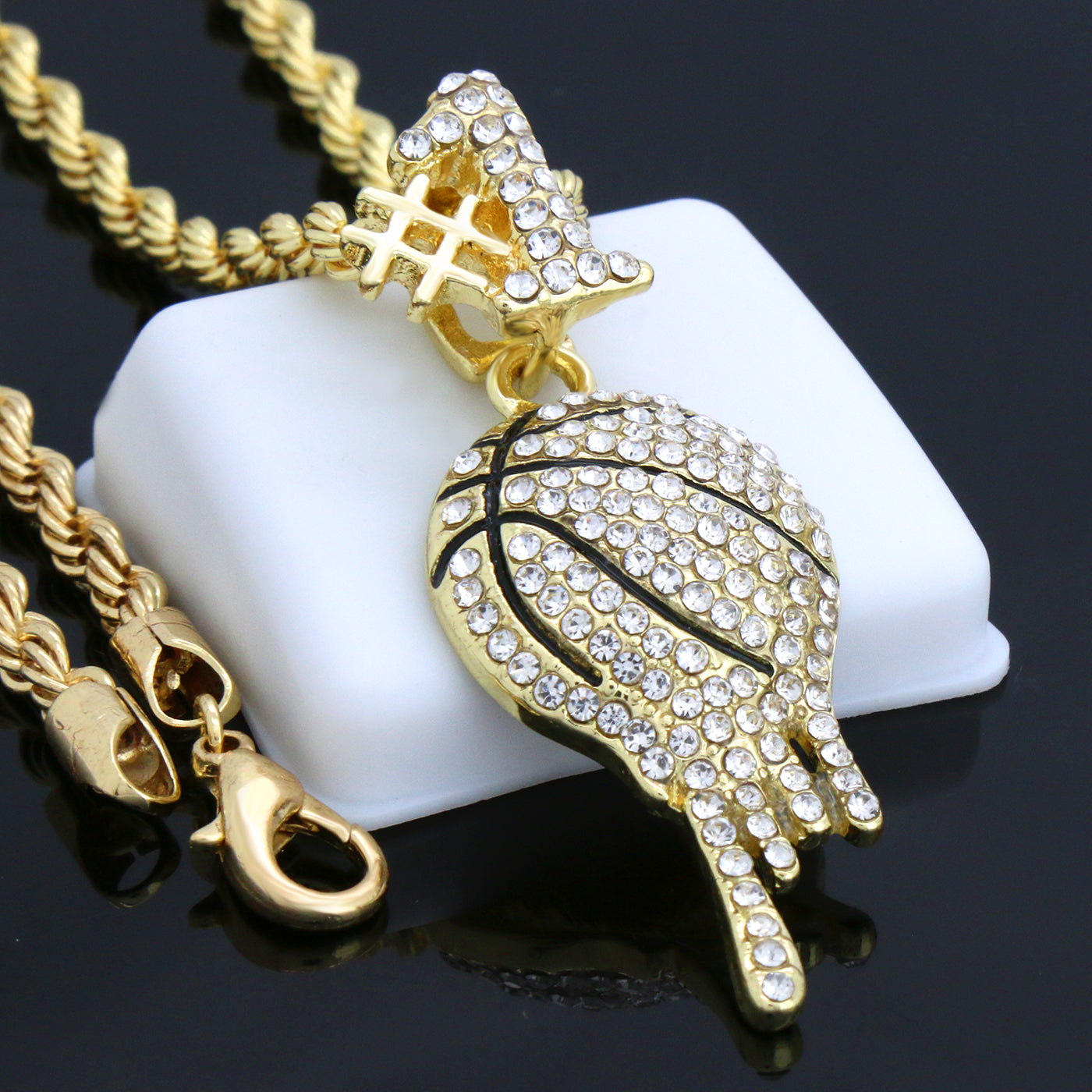 GOLD DRIP BASKETBALL #1 ICE OUT