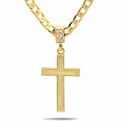 The Line Cross Necklace 14