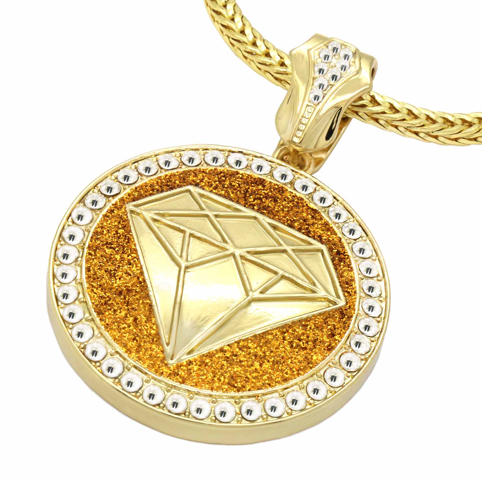 Gold/Gold  DIAMOND NECKLACE