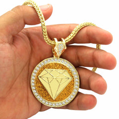 Gold/Gold  DIAMOND NECKLACE