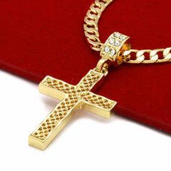 The Net Cross Necklace 16