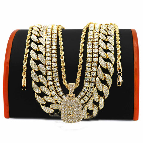 FULLY CUBAN CHAIN/TENNIS CHAIN Bundle-7