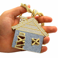 Gold/Stardust HOUSE NECKLACE GIANT