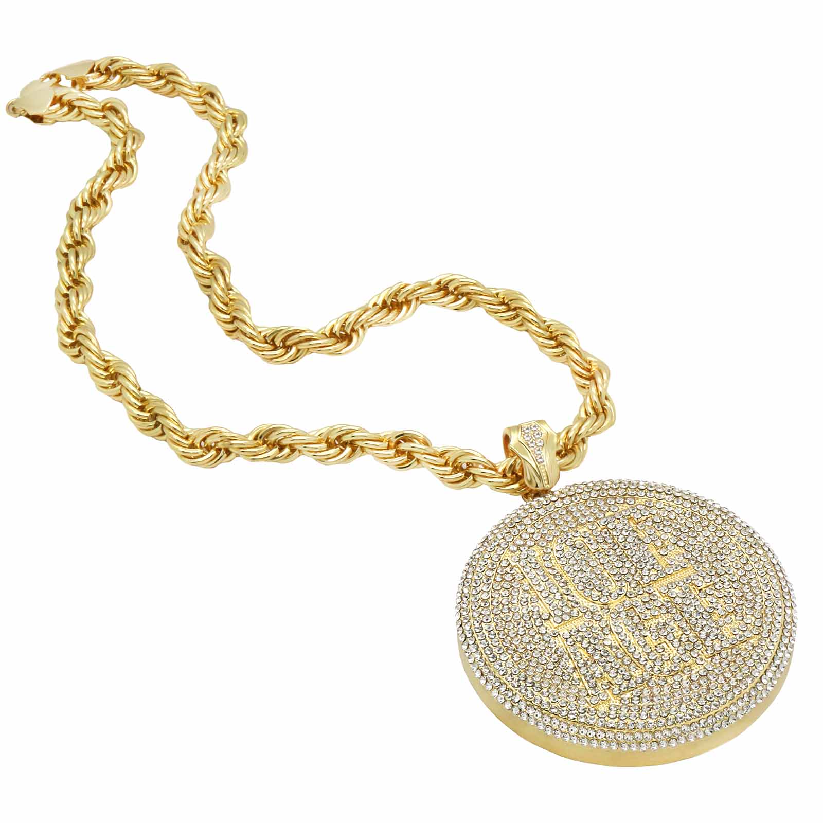 Gold ICE NECKLACE GIANT