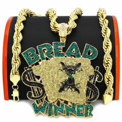Gold BREAD WINNER NECKLACE GIANT