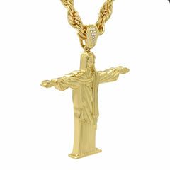 Gold RESURRECTION NECKLACE GIANT A