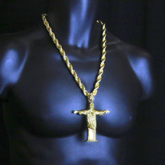 Gold RESURRECTION NECKLACE GIANT A
