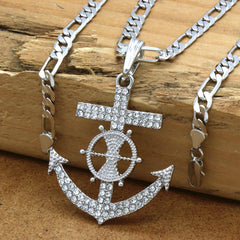 Anchor Necklace Silver