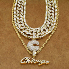 FULLY CUBAN CHAIN/TENNIS CHAIN Bundle