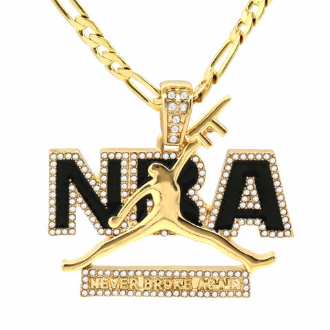 The Never Broke Again Necklace Black