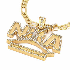 The Never Broke Again Necklace 2 Fully Iced Out