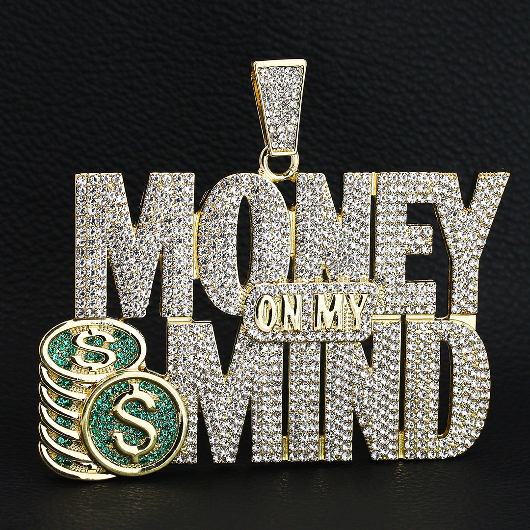 XXL Money on my mind Huge Pendant 14mm Cuban Chain
