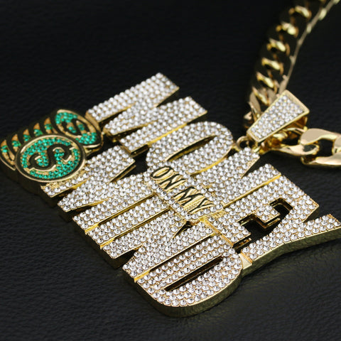 XXL Money on my mind Huge Pendant 14mm Cuban Chain