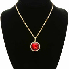 JADE RED NECKLACE PENDANT