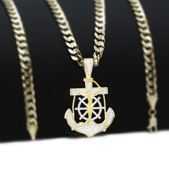 ANCHOR PENDANT WITH Free Chain