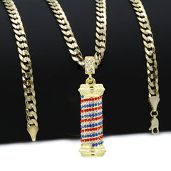 The Barber Pole Necklace