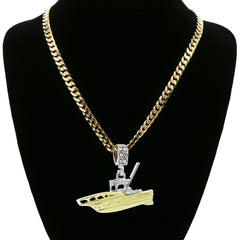 The Plain Yacht Boat Necklace