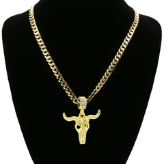 The Bull Skull Necklace