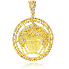 MEDUSA  PENDANT WITH Free Chain